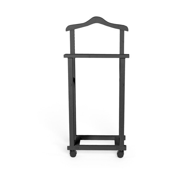 Czarny bambusowy wieszak na ubrania Alfred – Compactor-image-2