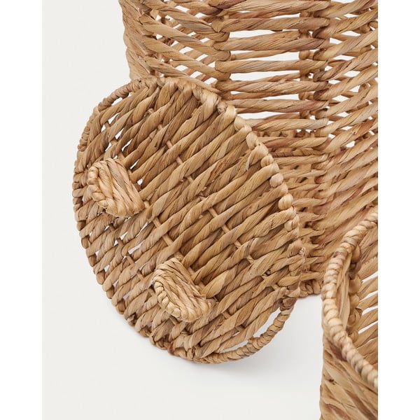 Dziecięce kosze na zabawki z hiacyntu wodnego w naturalnym kolorze 2 szt. ø 30x50 cm Venezia – Kave Home-image-4