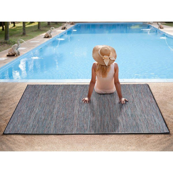 Ciemnoniebieski dywan zewnętrzny Universal Bliss, 75x150 cm-image-1