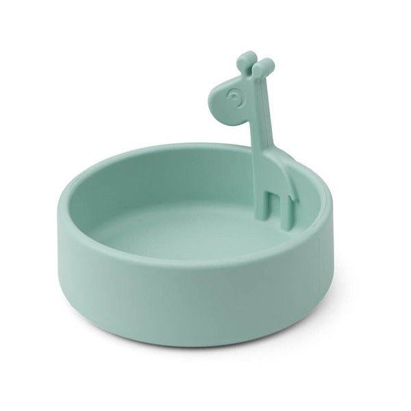 Niebieska silikonowa miseczka dla dzieci ø 11,5 cm Raffi – Done by Deer-image-2