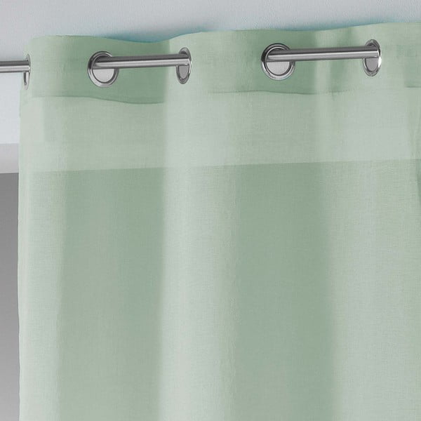 Jasnozielona firanka 140x240 cm Telma – douceur d'intérieur-image-3
