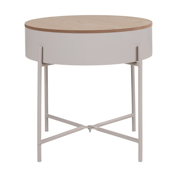 Metalowy okrągły stolik ø 40 cm Sisco – House Nordic-image-3