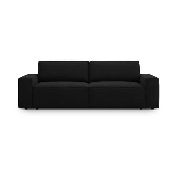 Czarna rozkładana sofa 247 cm Jodie – Micadoni Home