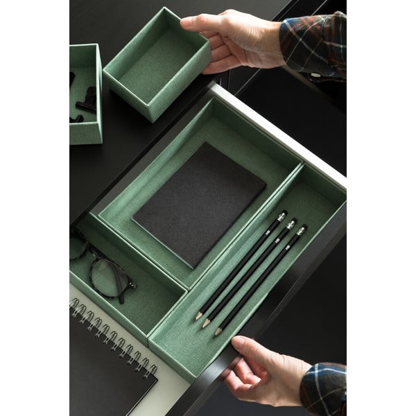 Kartonowe organizery do szuflady zestaw 5 szt. Emma Paper Laminate – Bigso-image-3