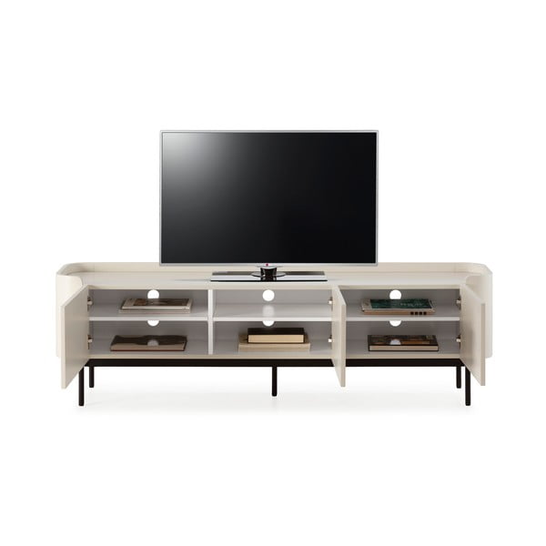 Kremowa szafka pod TV 180x55x40 cm Willa – MOME-image-3