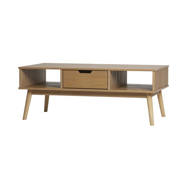 Stolik z litego drewna sosnowego Marckeric Cusco-image-1