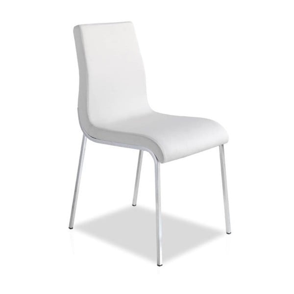 Białe krzesło Ángel Cerdá Lupe