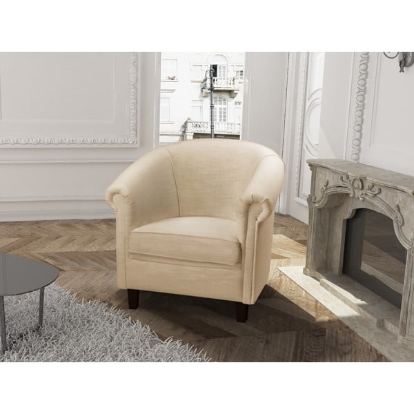 Kremowy fotel Rodier Coton-image-1