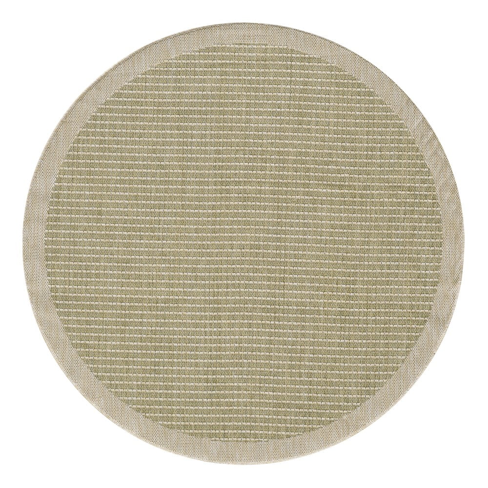Okrągły dywan odpowiedni na zewnątrz w kolorze khaki ø 160 cm Giza 1410 – Ayyildiz Carpets
