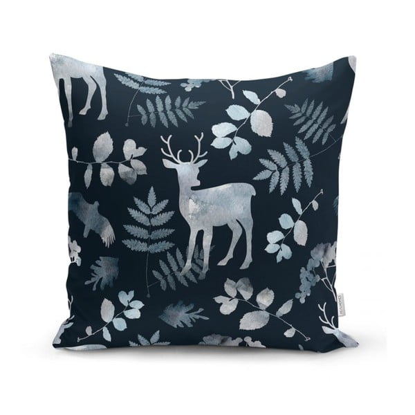 Zestaw 4 świątecznych poszewek na poduszki i bieżnika Minimalist Cushion Covers Christmas Forest-image-2