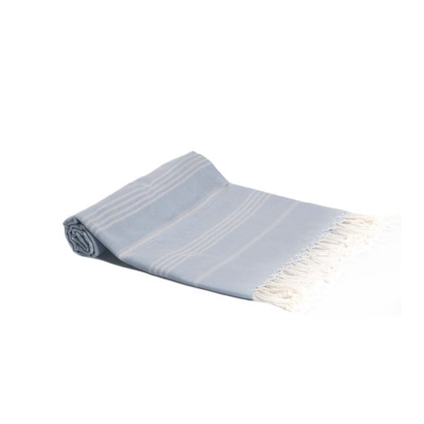 Ręcznik hammam z ręcznie tkanej bawełny ZFK Leikny, 180x95 cm