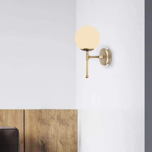 Kinkiet w kolorze złota Squid Lighting Kruva, wys. 35 cm-image-1