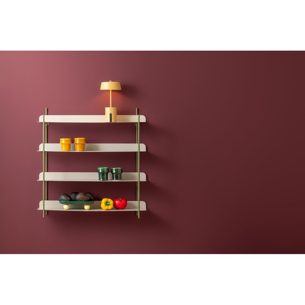 Zielona/szara wielopoziomowa metalowa półka 60 cm Reina Cuatro – PT LIVING (zdjęcie 4)