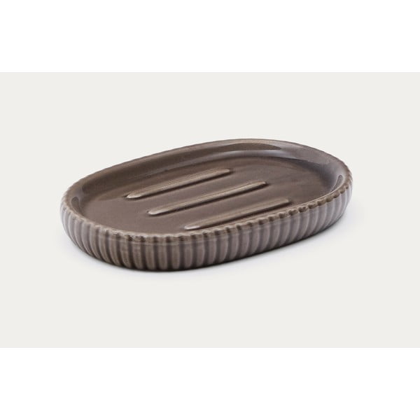 Ciemnobrązowa ceramiczna mydelniczka Selime – Kave Home-image-4