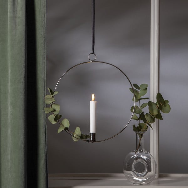 Srebrna dekoracja świetlna Flamme Ring – Star Trading-image-4