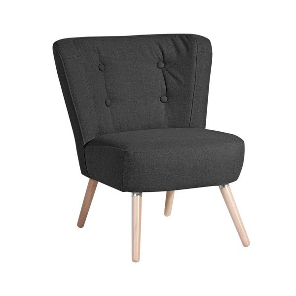 Czarny fotel Max Winzer Neele Black