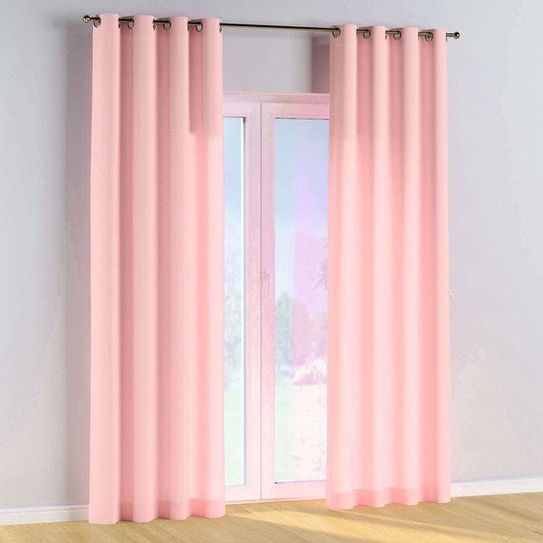 Różowa zasłona 260x130 cm Happiness – Yellow Tipi-image-1