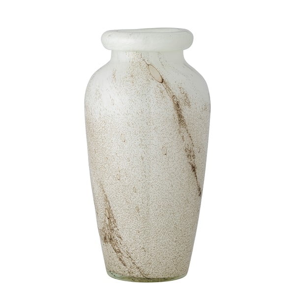 Biały szklany wazon Lenore – Bloomingville