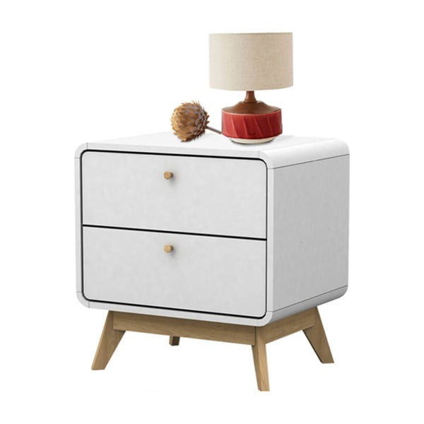 Biała szafka nocna Støraa Caitlin-image-1