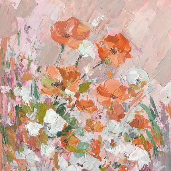 Obraz na płótnie Marmont Hill Poppy, 61x61 cm
