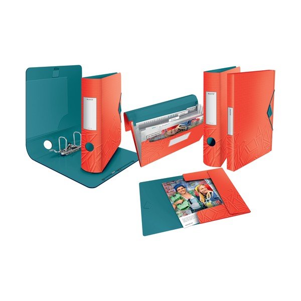 Czerwona teczka z przegródkami Leitz-image-4