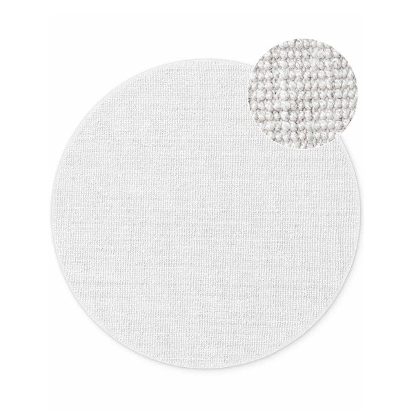 Jasnoszary okrągły dywan z juty dwustronny/tkany ręcznie ø 200 cm Bouclé Jaipur – Hanse Home