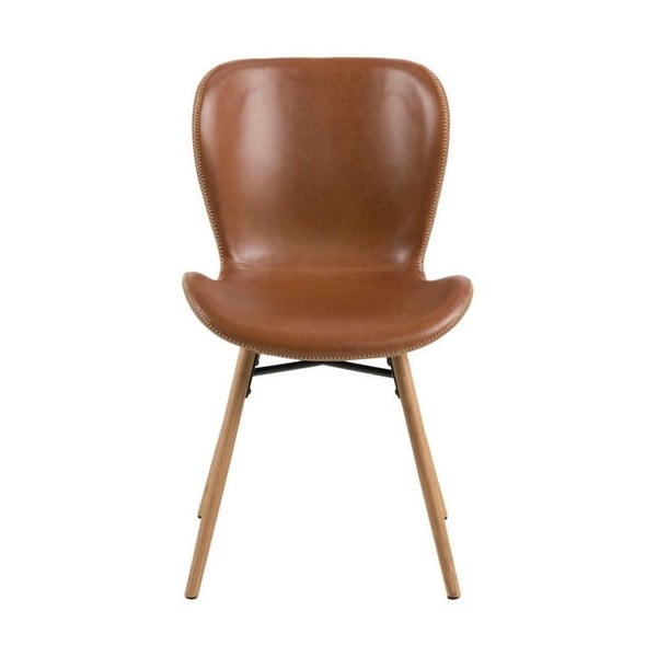 Brązowe krzesła zestaw 2 szt. Batilda – Actona-image-2