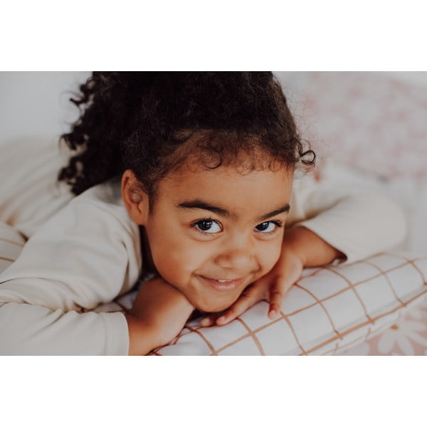 Beżowy zestaw do łóżeczka Camel Check – Malomi Kids-image-4