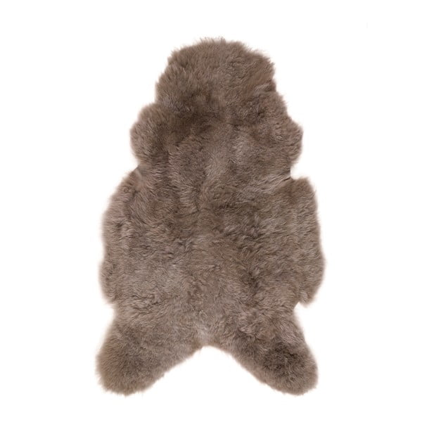 Futerko z owczej skóry z krótkim włosiem Arctic Fur Taupe, 80x60 cm