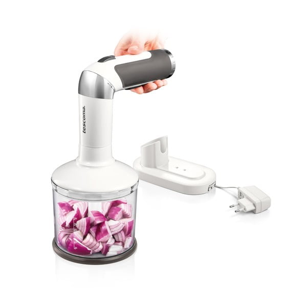 Blender w biało-srebrnym kolorze Grand chef – Tescoma-image-3