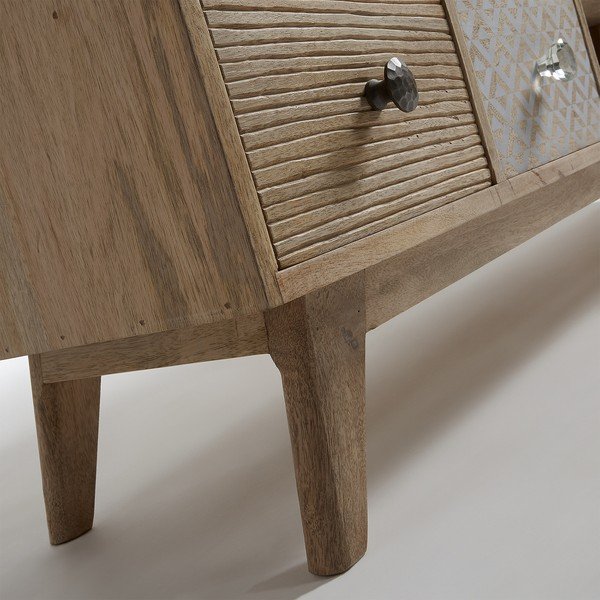 Szafka pod TV z drewna mango Kave Home Hood-image-3