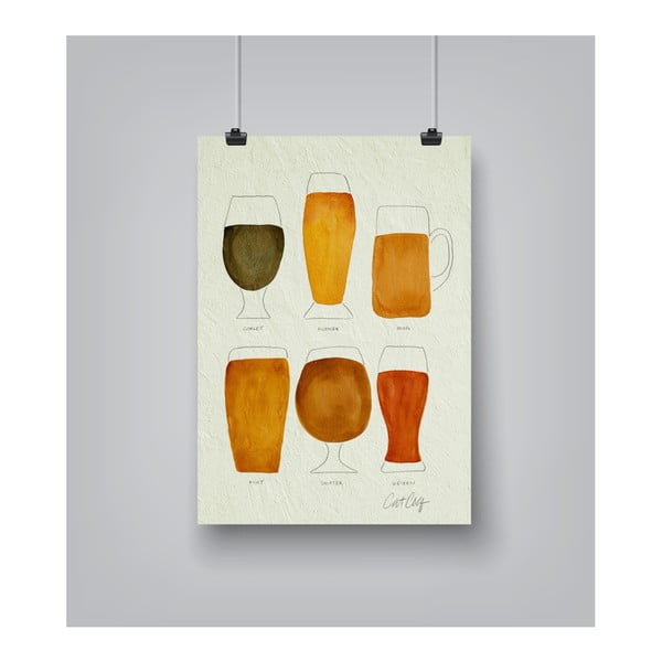 Plakat Americanflat Beer Collection by Cat Coquillette, 30x42 cm