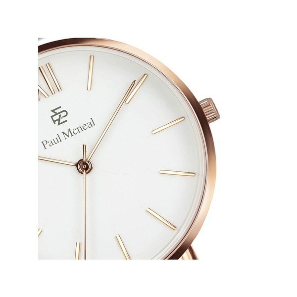 Damski zegarek z paskiem w złotym kolorze ze stali nierdzewnej Paul McNeal Timeless-image-4