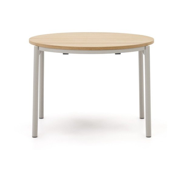 Okrągły rozkładany stół z blatem w dekorze dębu ø 90 cm Montuiri – Kave Home