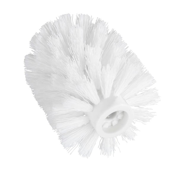 Biała zapasowa głowica do szczotki do WC Wenko, ø 7,5 cm