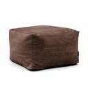 Ciemnobrązowy sztruksowy worek do siedzenia Softbox MooG – SLOWDOWN