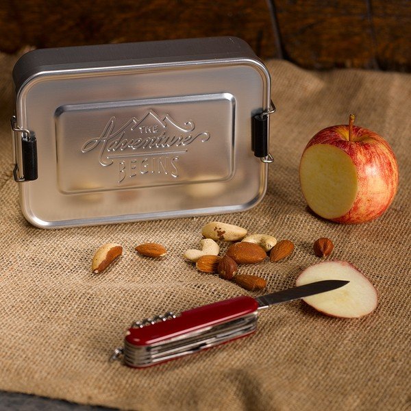 Śniadaniówka Gentlemen's Hardware Silver Tin-image-1