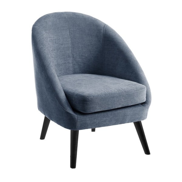Niebieskoszary wypoczynkowy fotel Cover – Casa Selección