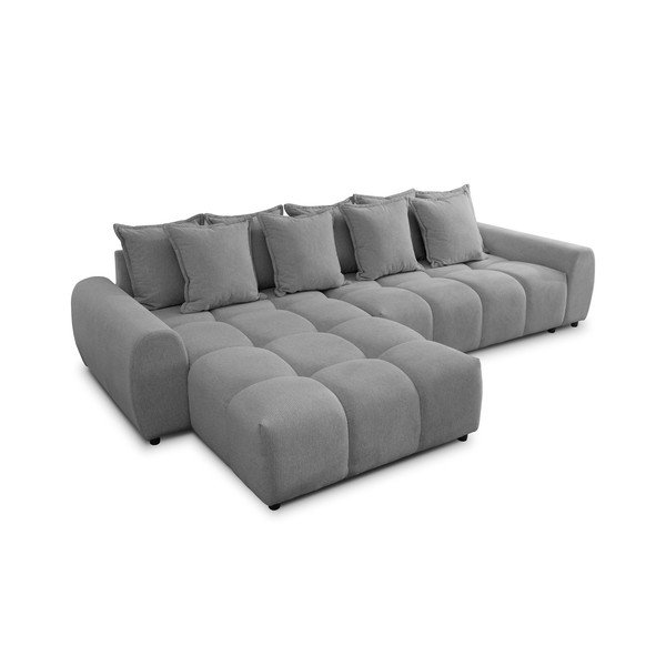 Szary narożnik (lewostronny/z szezlongiem) Albane  – Ropez-image-2