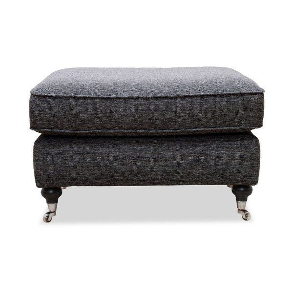 Ciemnoszary taboret VIVONITA William-image-4