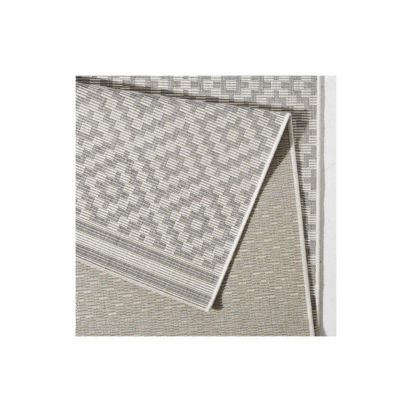 Szary chodnik odpowiedni na zewnątrz Bougari Karo, 80x150 cm-image-3