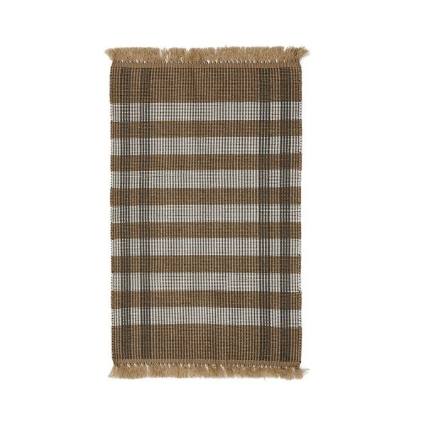 Beżowy dywan dwustronny tkany ręcznie 60x90 cm Barani – Kave Home