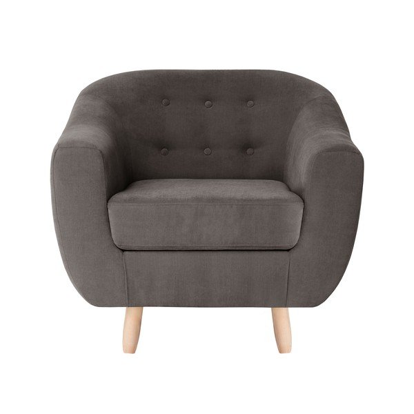 Kasztanowy fotel Jalouse Maison Vicky