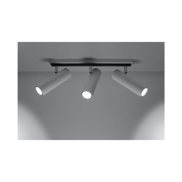 Biała lampa sufitowa Sollux Mira Tres-image-2