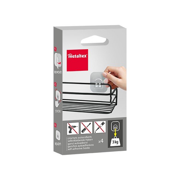 Plastikowe haczyki zestaw 4 szt. – Metaltex-image-3