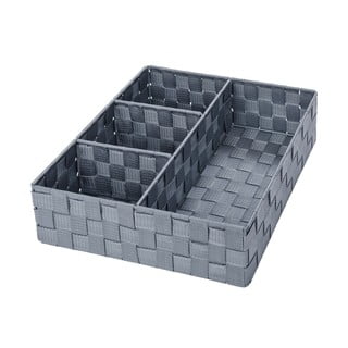Szary organizer z 4 przegródkami Wenko Adria