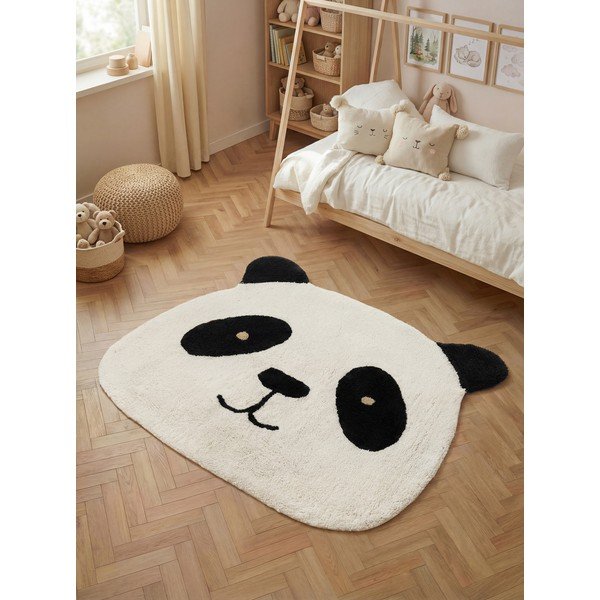 Czarny/kremowy bawełniany dywan dziecięcy odpowiedni do prania/tkany ręcznie 103x120 cm Snuggle Patsy – Hanse Home-image-1