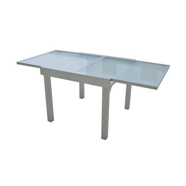 Stół ogrodowy ze szklanym blatem 90x90 cm Lola – Garden Pleasure-image-2