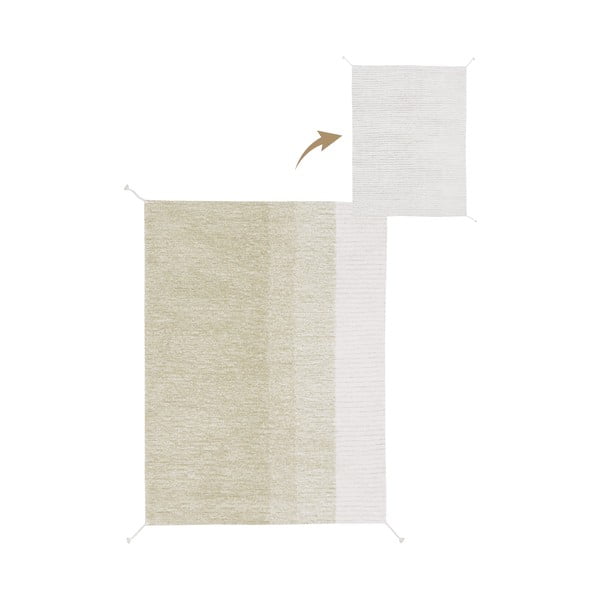 Jasnozielony bawełniany dywan 120x160 cm Gelato Green – Lorena Canals