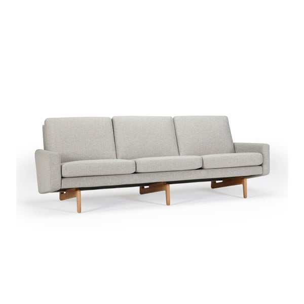 Jasnobeżowa sofa 3-osobowa Kragelund Egsmark